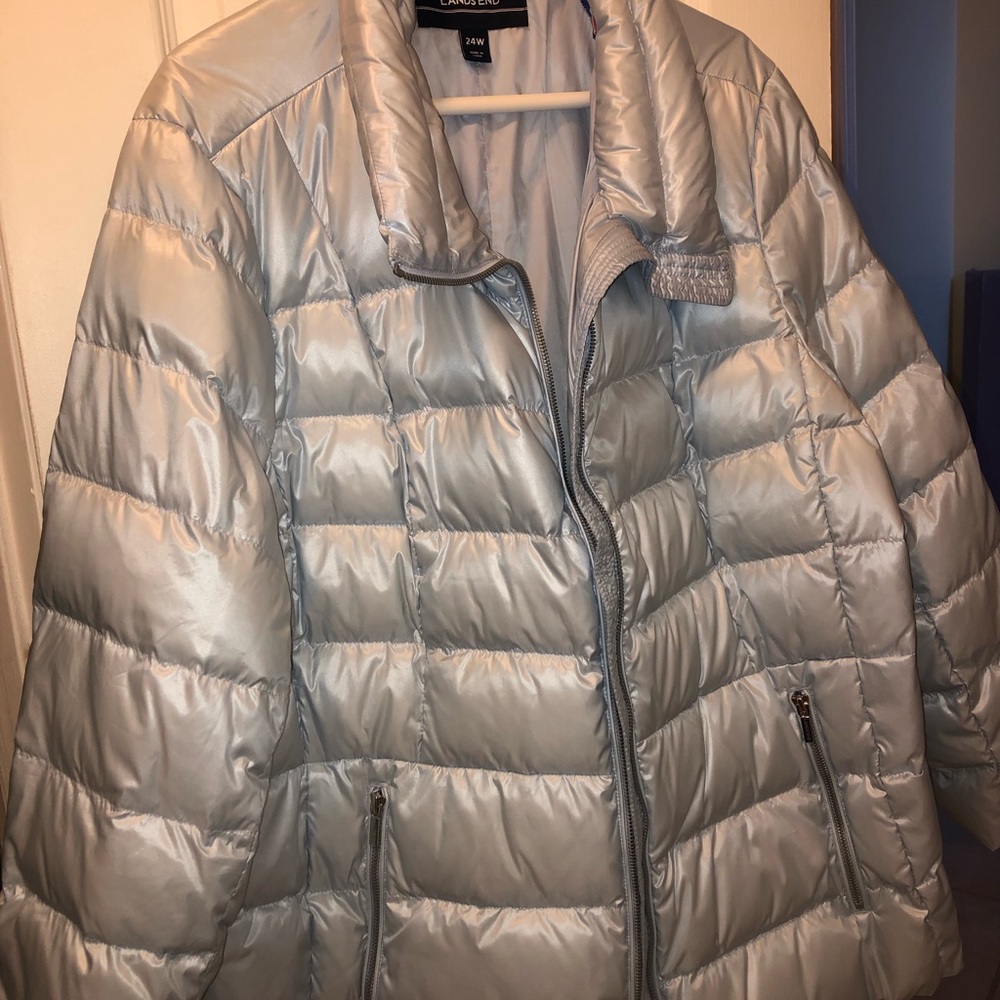 Lands End Down Puffer Jacket 24W NWOT